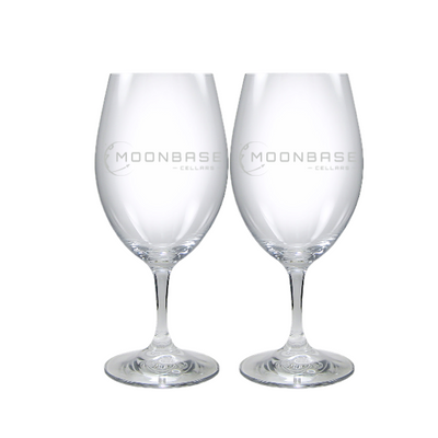 TWO Wine Logo Glasses